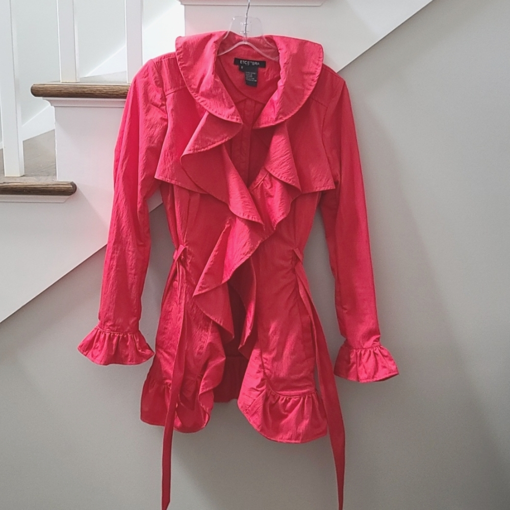 Etcetera Ruffled Jacket - Picture 3 of 4